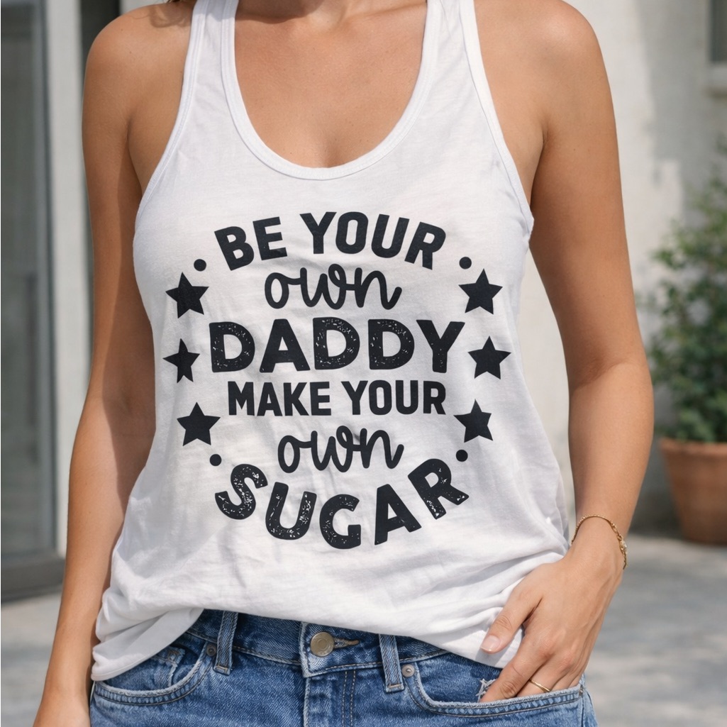 Tank Be Your Own Daddy Make Your Own Sugar Size Medium